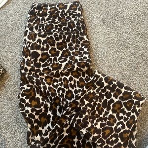 Jcrew leopard pants